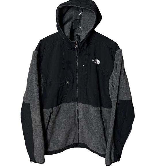 The North Face Hooded Denali Jacket Mens Medium - Picture 1 of 3